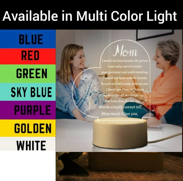 Best Friend Night Lamp Gift Gift for Girlfriend/Wife/Fiancé Valentine's Day LED Light