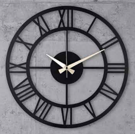 New design roman digits Wood & Acrylic 3D round shape Wall Clock