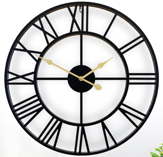 New design roman digits Wood & Acrylic 3D round shape Wall Clock