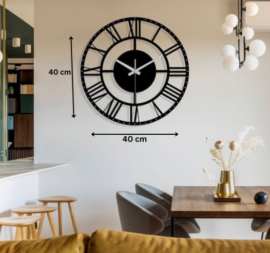 New design roman digits Wood & Acrylic 3D round shape Wall Clock