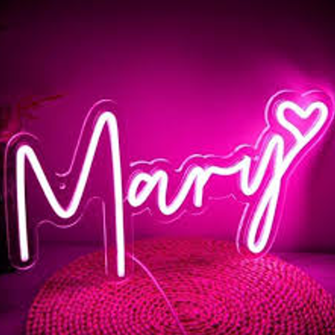 Customize neon Lights name 2 alphabets just in 900 with any color you want