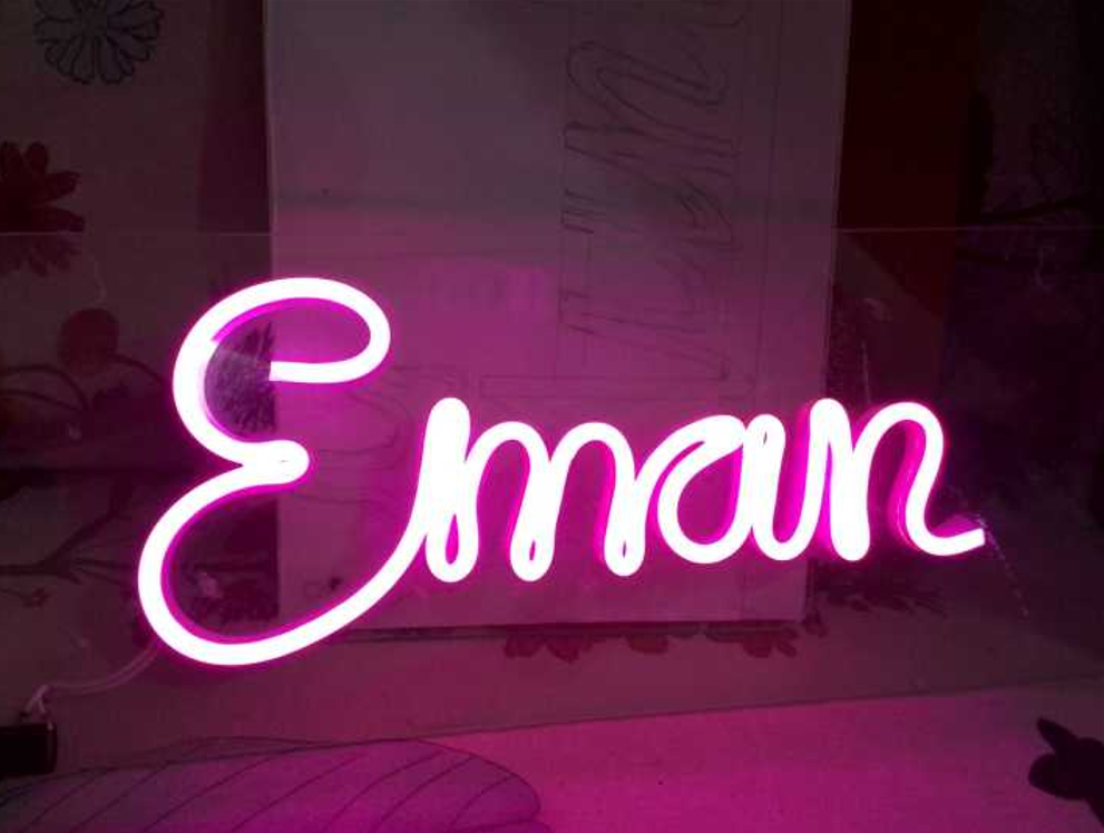 Customize neon Lights name 2 alphabets just in 900 with any color you want