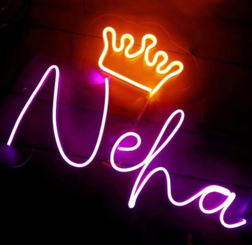 Customize neon Lights name 2 alphabets just in 900 with any color you want