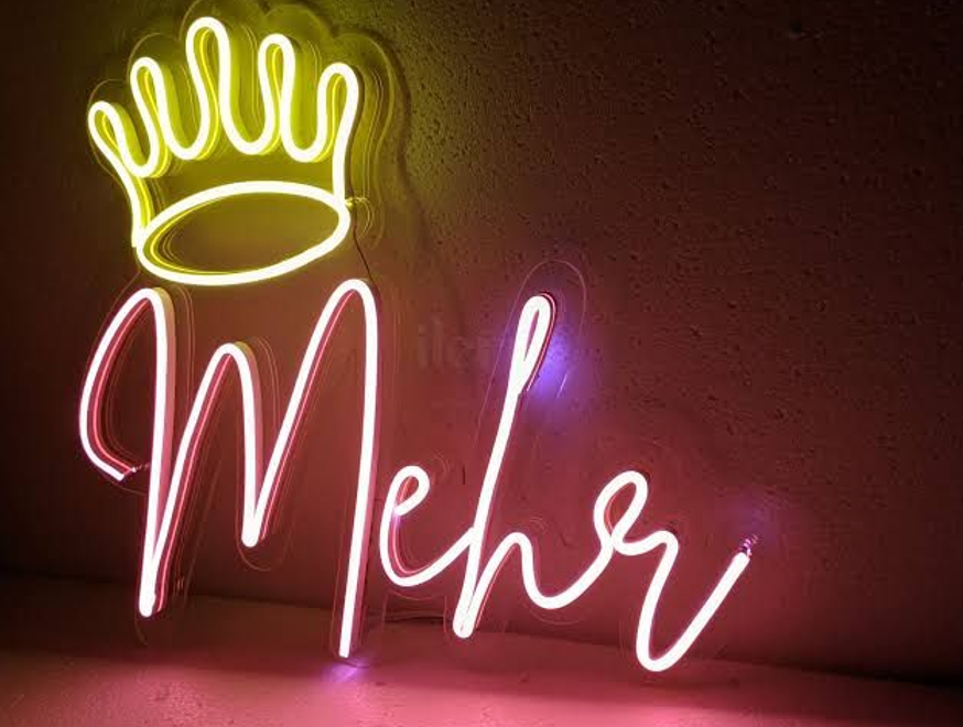 Customize neon Lights name 2 alphabets just in 900 with any color you want