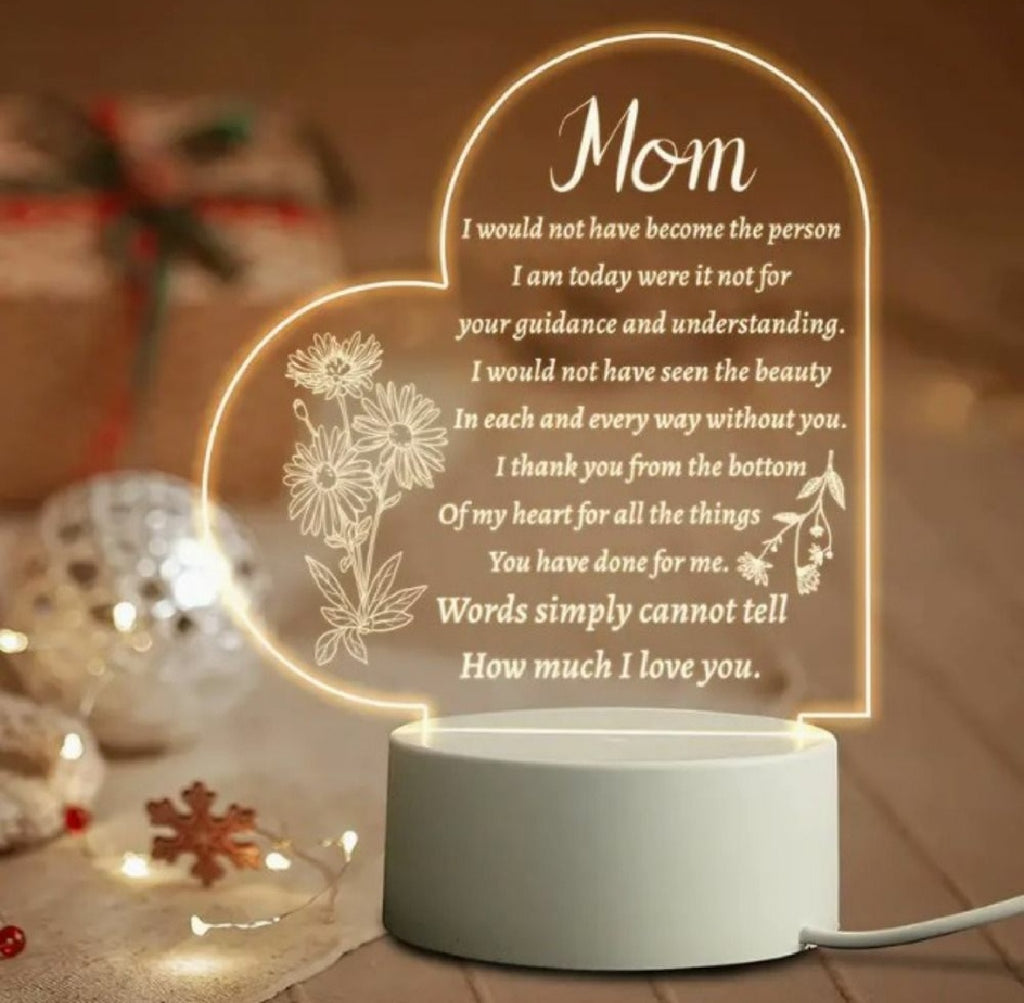 Best Friend Night Lamp Gift Gift for Girlfriend/Wife/Fiancé Valentine's Day LED Light