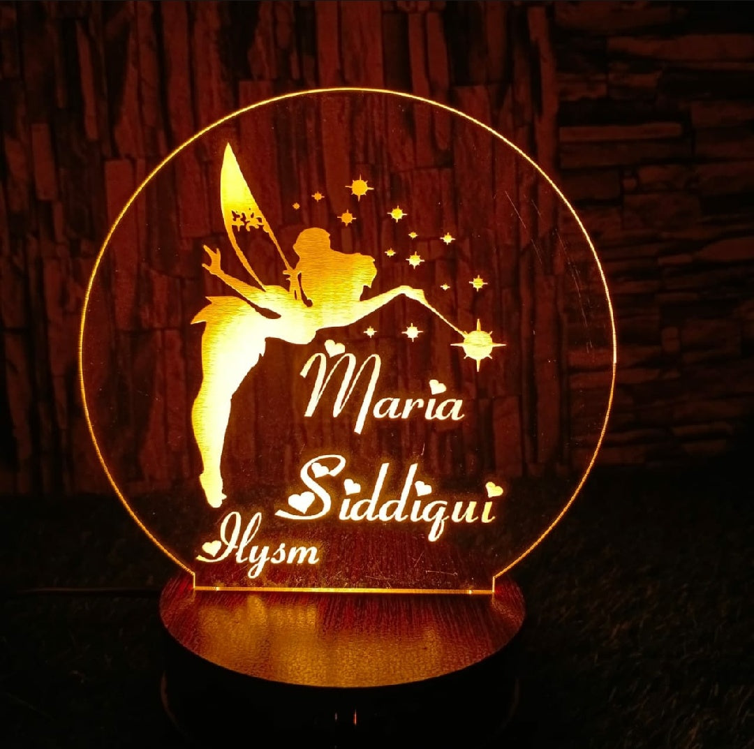 Customize 3d fairytale illusion lamp, 3D Light Lamp, Night Lamp