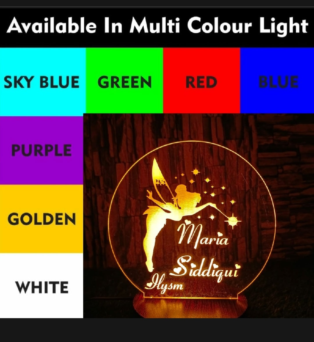 Customize 3d fairytale illusion lamp, 3D Light Lamp, Night Lamp