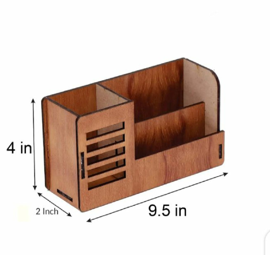 Pen Stand with Mobile Holder and Business Card Box,Mobile Dock and Visiting Card Holder for Office Desk