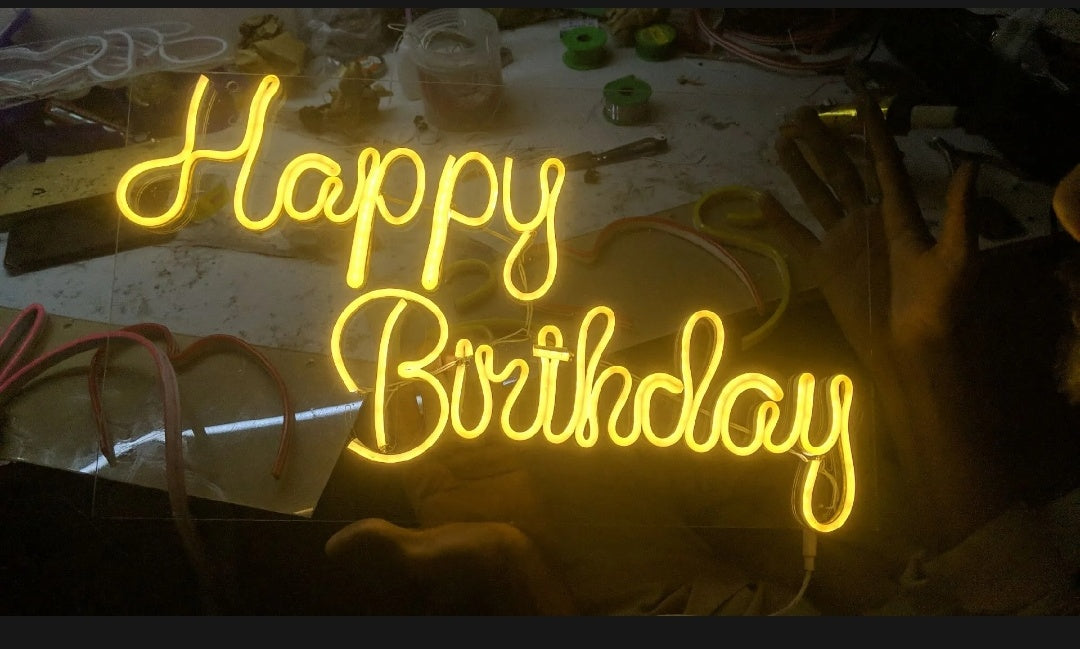 Customize neon Lights name 2 alphabets just in 900 with any color you want