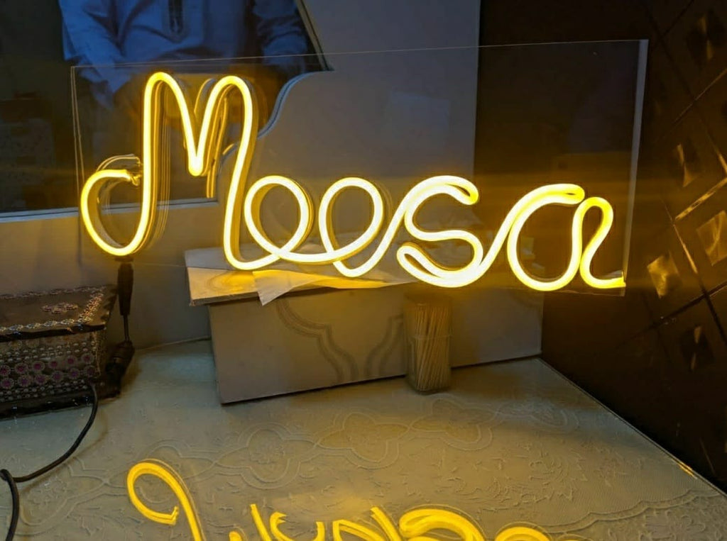 Customize neon Lights name 2 alphabets just in 900 with any color you want