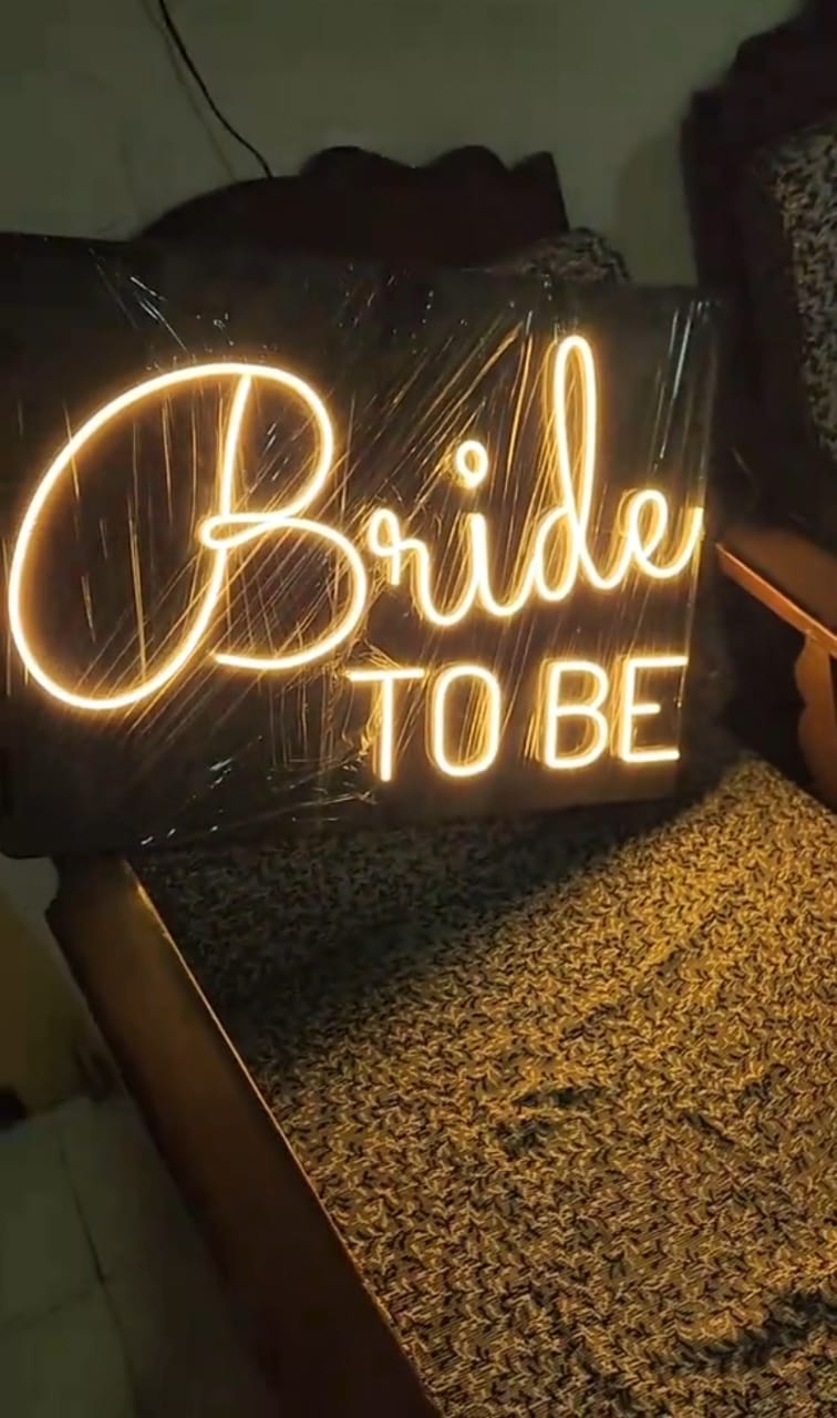 Customize neon Lights name 2 alphabets just in 900 with any color you want