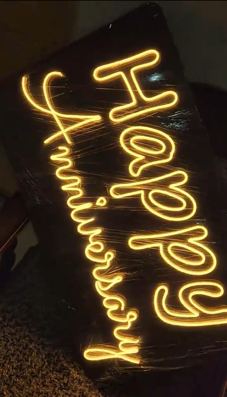 Customize neon Lights name 2 alphabets just in 900 with any color you want