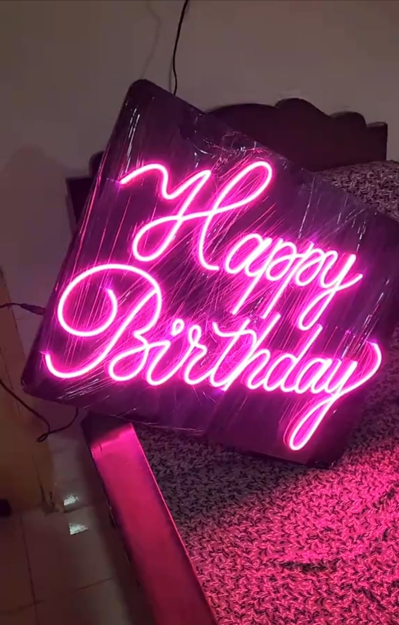 Customize neon Lights name 2 alphabets just in 900 with any color you want