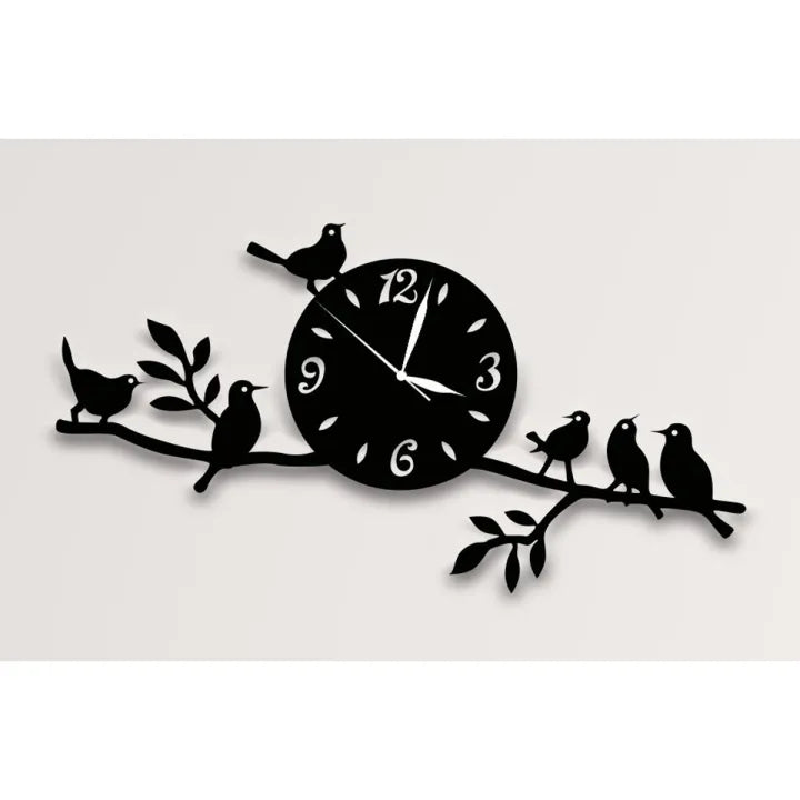 Wooden and Acrylic Wall Clock for Bedroom & Offices